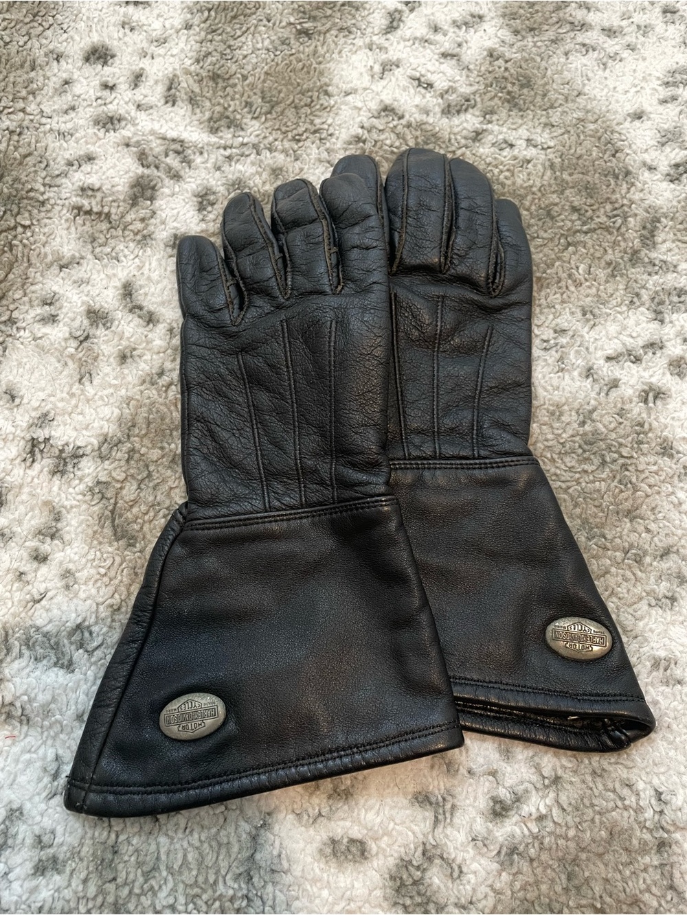 Harley Davidson genuine leather riding gloves